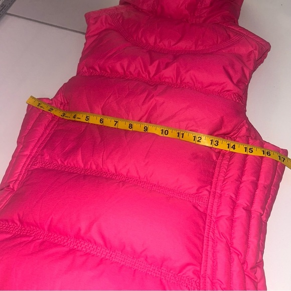 Lululemon Reservable Goose Down Sonic Pink Puffer Vest Med Small Athletica Rare - Picture 13 of 16